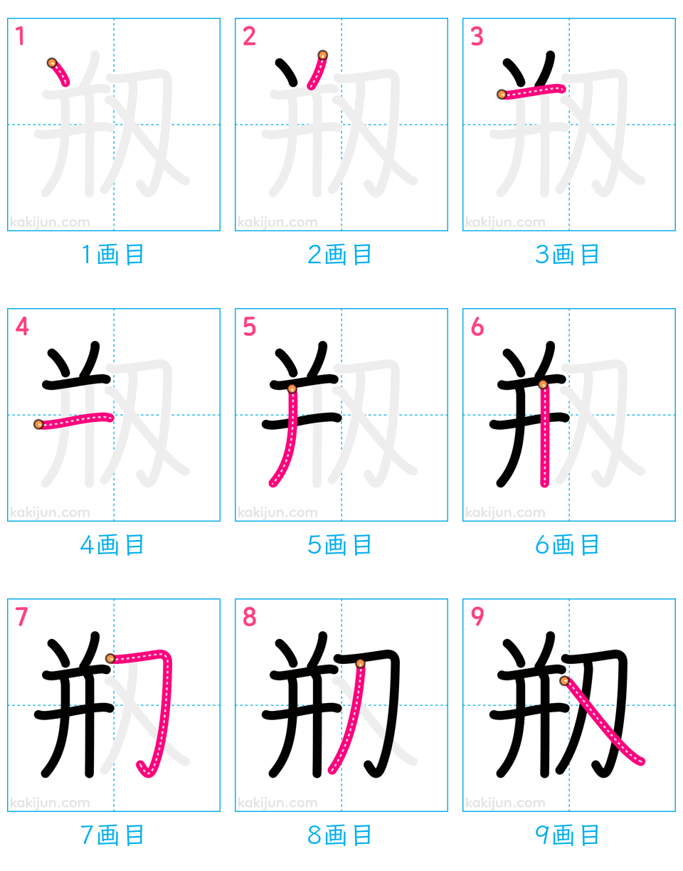 「剏」の書き順（画数）