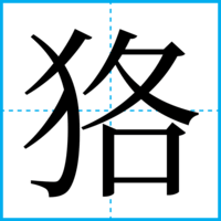 狢