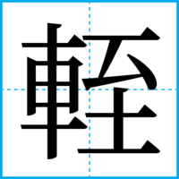 輊