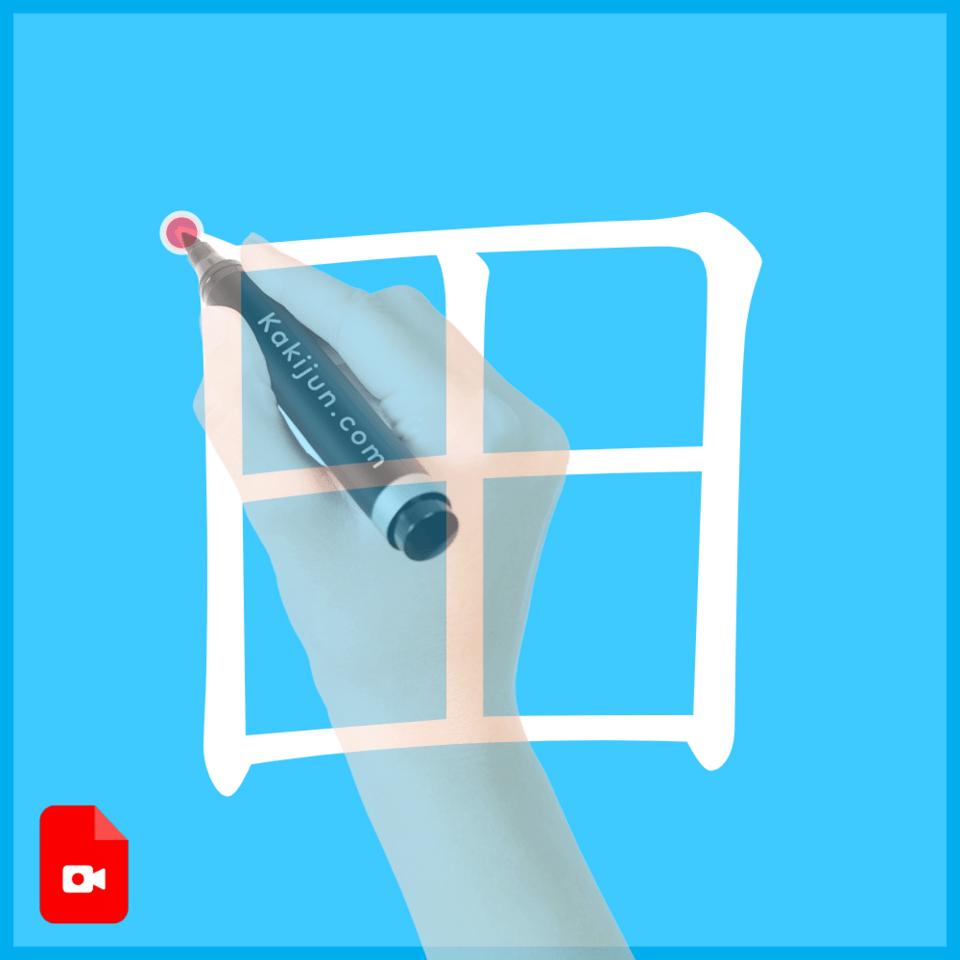 「田」の書き方