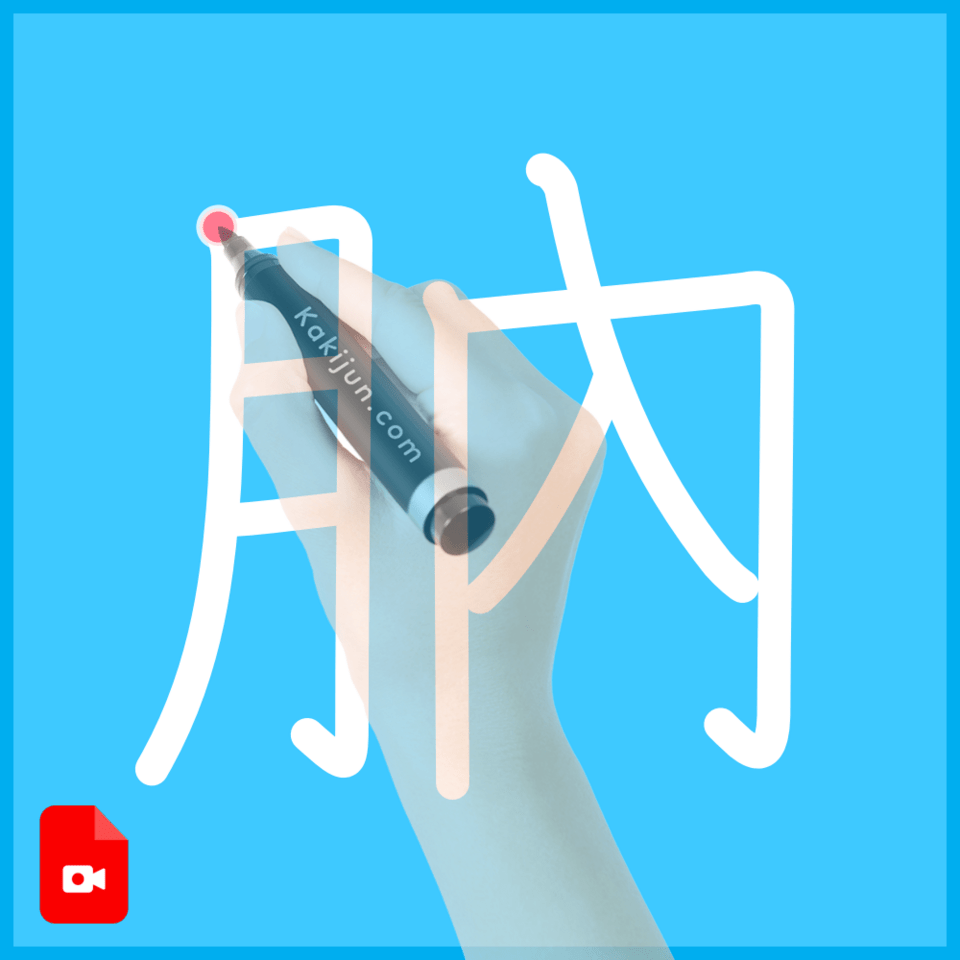 「肭」の書き方