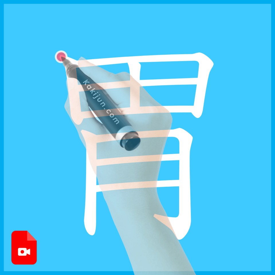 「胃」の書き方