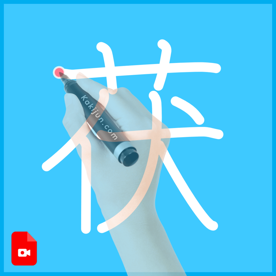「茯」の書き順