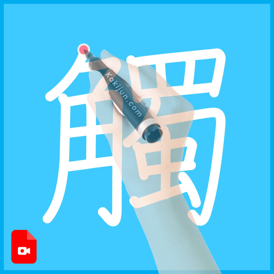 「觸」の書き順